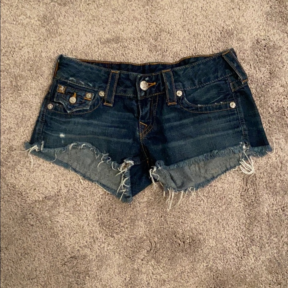 Dark Blue Jean Shorts